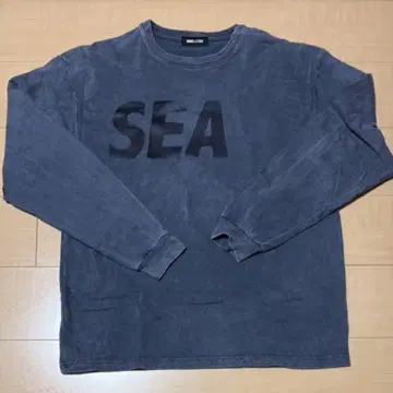 Windandsea SEA 롱 T 빈티지 가공 L 사이즈 구제 의류 중고