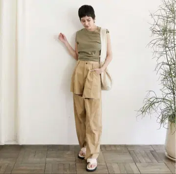 Sea Room Lynn 더블 컷 치노 팬츠