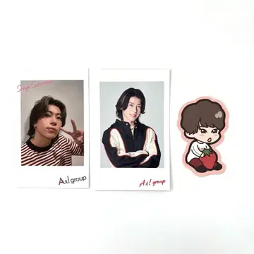 A! group 스에자와 세이야 폴라로이드풍 카드 전집 스티커