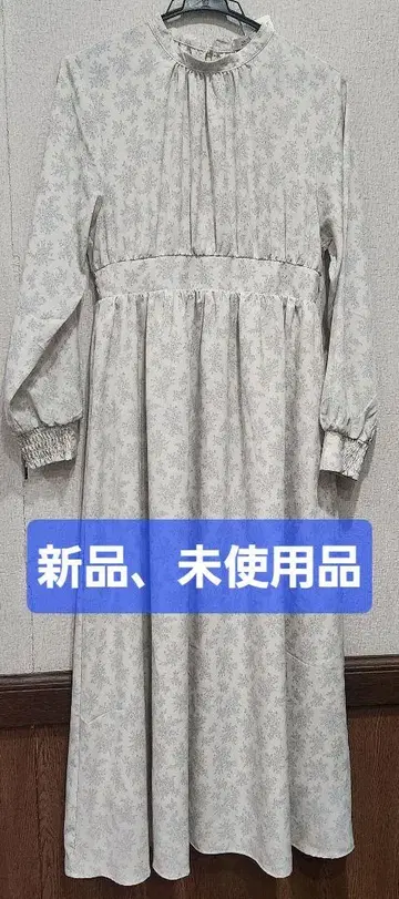 꽃무늬 긴팔 원피스 새상품