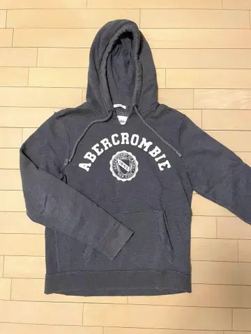 ABERCROMBIE 그레이 후드티 후드 부착