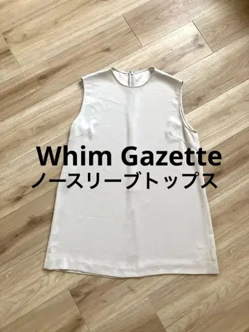 Whim Gazette 윔 가젯 슬리브리스 상의 튜닉