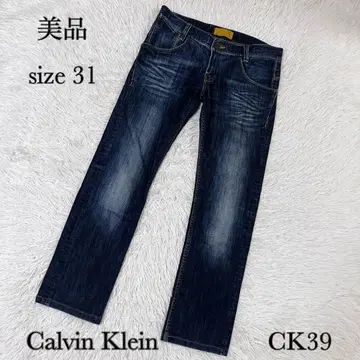 새상품급 캘빈클라인 CK39 데님 팬츠 다크 네이비 사이즈 31