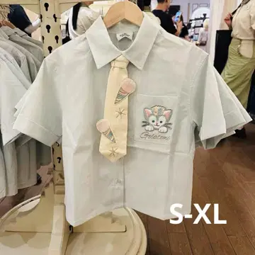 상하이 디즈니 젤라토니 벌스데이 생일 쿠타이 포함 셔츠