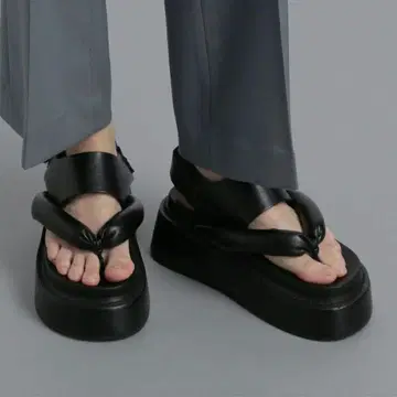 미사용!! HARE 하레 볼륨 샌들 L