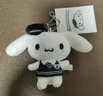 시나모롤 흑백 마스코트 홀더