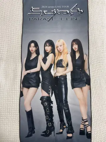 aespa 슬로건 타월