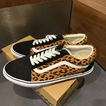VANS 스니커즈 27.5 반스 레오파드 반스 올드스쿨