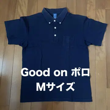 good on 피케 셔츠 네이비 굿온 이후 염색 M 사이즈