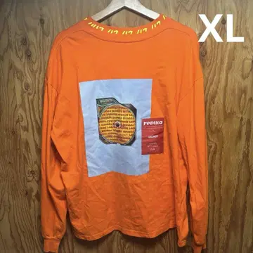 Vaundy replica 롱 T 롱티 티셔츠 오렌지 XL