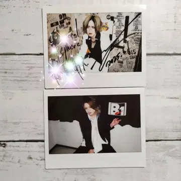 DIAURA 폴라로이드 친필 사인 yo-ka 타츠야 니가타