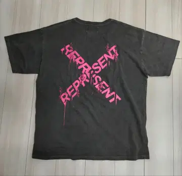 REPRESENT 티셔츠 오버 사이즈 양면 프린트