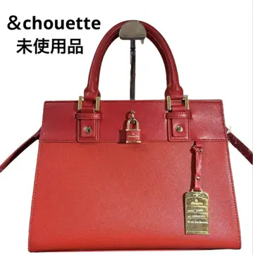 새상품급 & chouette (앙슈엣) 숄더백 레드 2WAY