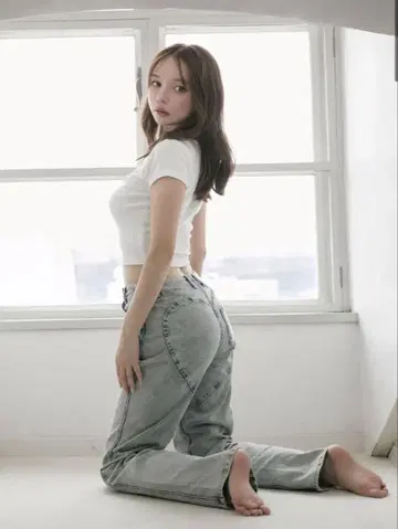 메리 하트 힙 데님