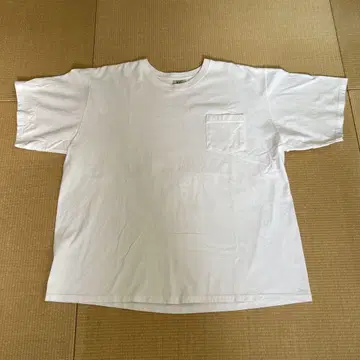 새상품급! USA제 Goodwear 포켓 티셔츠 화이트 2XL 빅 T