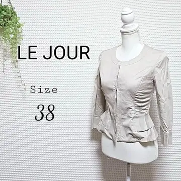LE JOUR 노카라 자켓 사이즈 38