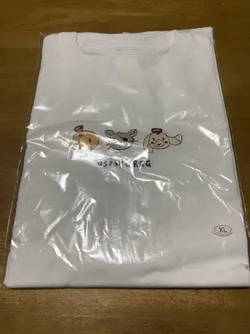 우시자와 류가 콜라보 티셔츠 XL 화이트