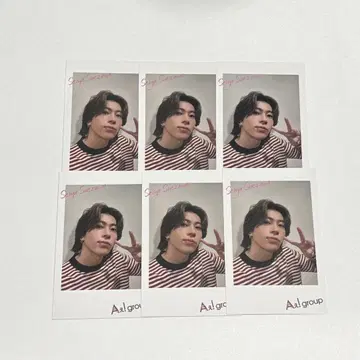 스에자와 세이야 chameleon 폴라로이드 카드 6장 세트