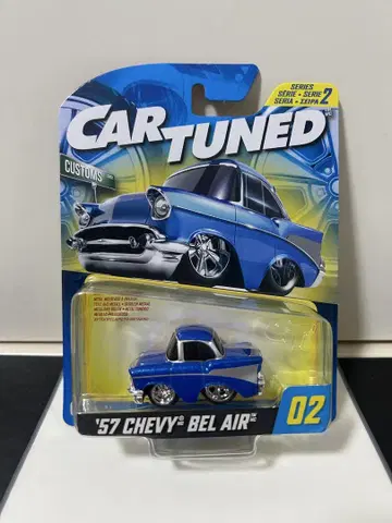 CAR TUNED 1:64 시리즈 2 시보레 57 벨 에어