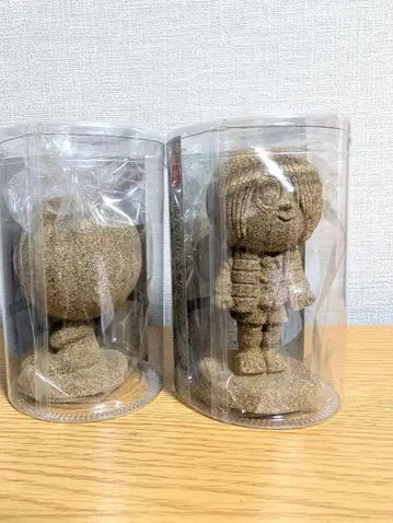 게게게의 키타로 돗토리 사구 모래로 만든 캐릭터 조각상 2개 세트