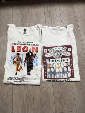 LEON Buttwiser 버트와이저 티셔츠 세트