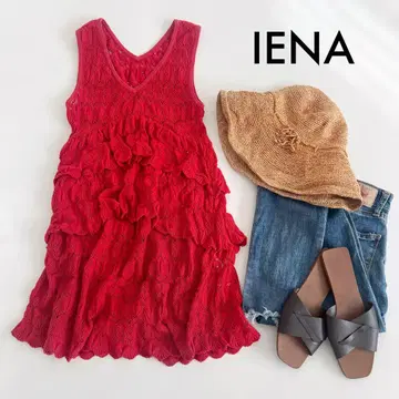 IENA 바르파스 레이스 프릴 튜닉