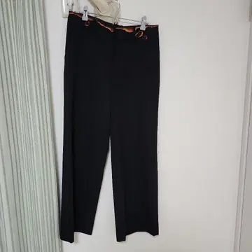더블 버닝 자수 팬츠