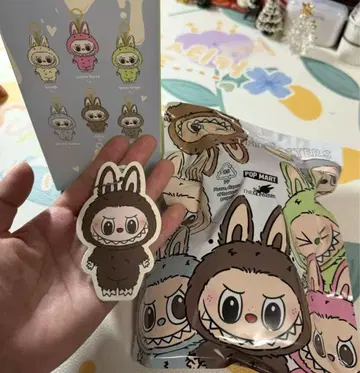 THE MONSTERS Labubu 마카롱 봉제 인형 시크릿