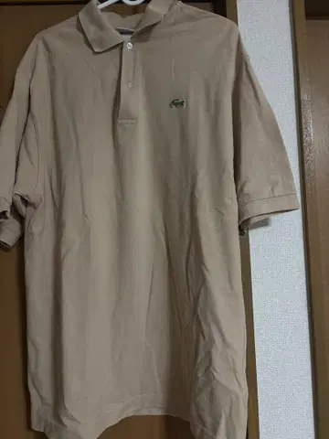 Lacoste 베이지 피케 셔츠 반팔
