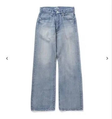 오라리 SELVEDGE FADED LIGHT DENIM PANT