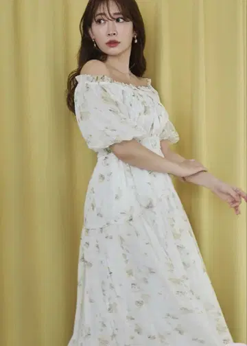 벨르 자르딘 시폰 드레스