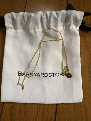 BARNYARD 스톰 풀 오브 그레이스/슬림 목걸이 골드