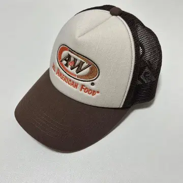 A&W 메쉬 캡 브라운/크림