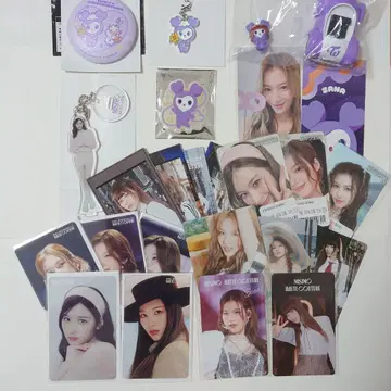 TWICE MISAMO 사나 산리오 트레이딩 카드 굿즈 FC 묶음 판매