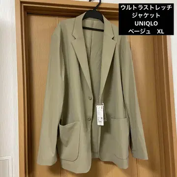 유니클로 울트라 스트레치 자켓 UNIQLO 베이지 XL 사이즈 새상품