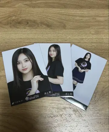 노기자카46 이노우에 카즈 13th 버스라 티셔츠 브로마이드 컴프