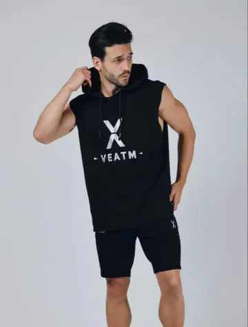VEATM 비트 후드 부착 슬리브리스 M