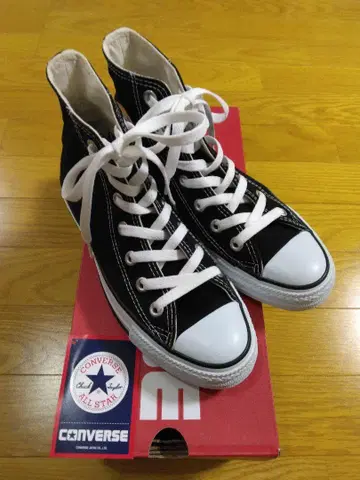 새상품급 CONVERSE 컨버스 하이컷 블랙 22cm