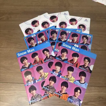 Snow Man 클리어 파일 8장 세트