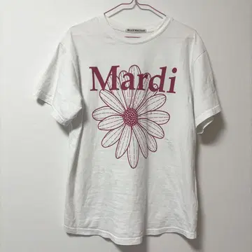TSHIRT FLOWERMARDI 티셔츠 화이트 핑크