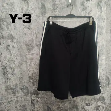 Y-3 블랙 숏 팬츠
