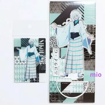 문호 스트레이독스 니콜라이 현대 일본 의류 비주얼 플레이트 아크릴 스탠드