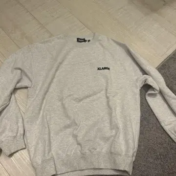 XLARGE 그레이 크루넥 트레이닝복