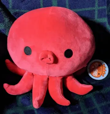 타콘 봉제 인형 M 쫄깃쫄깃 문어 [미사용 새상품 택 포함]