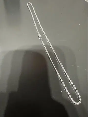 실버 925 볼 체인 목걸이 50cm