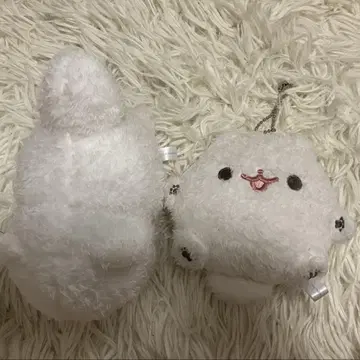 포메라니안 떡 봉제 인형 2개 세트