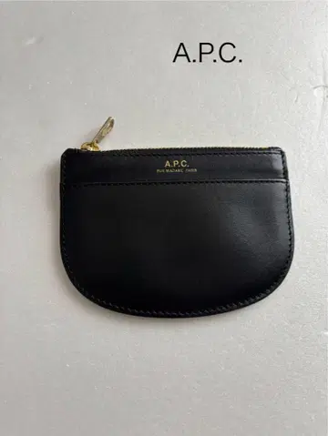 아페쎄 A.P.C. 카드 코인 케이스 블랙