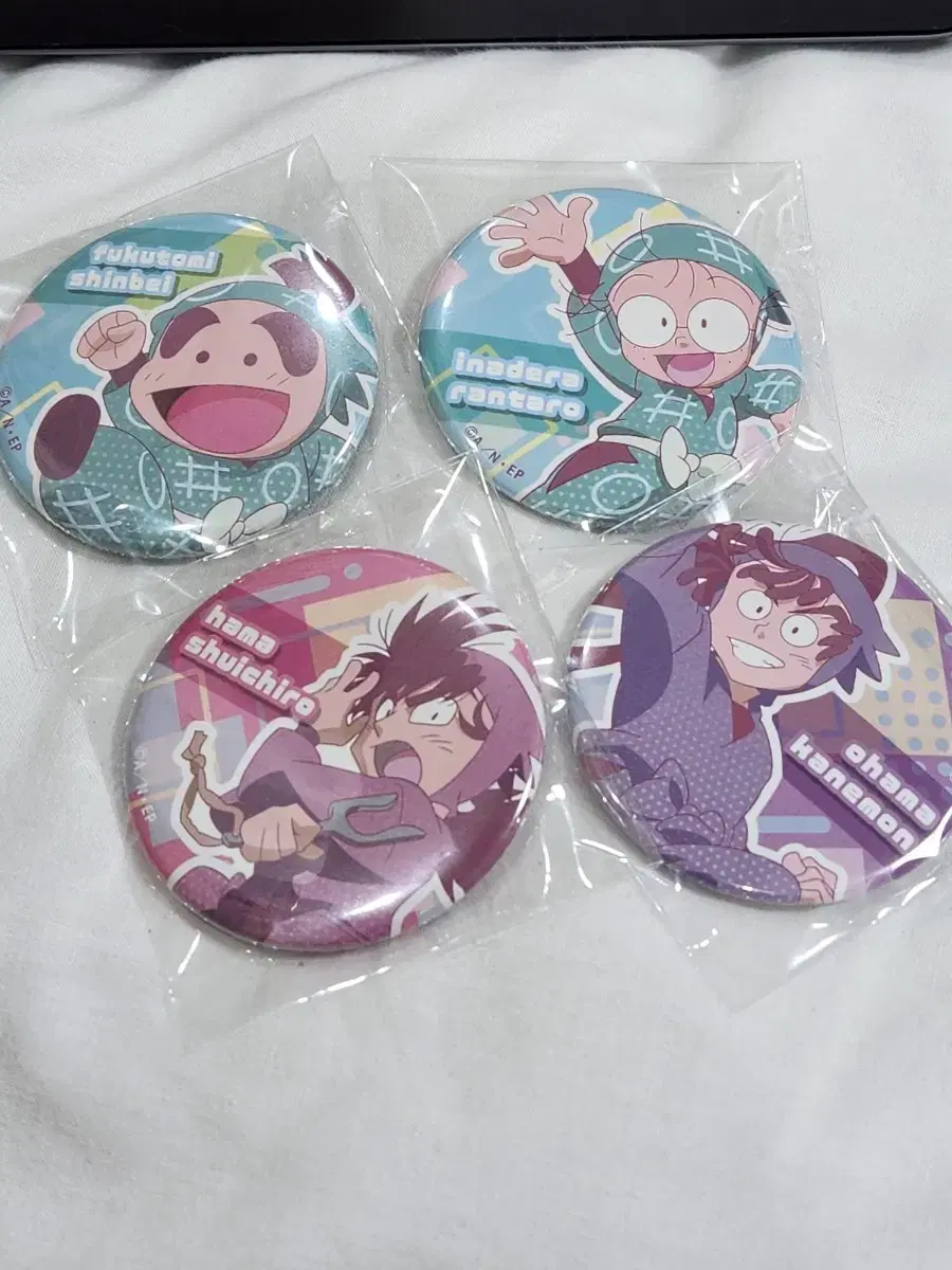 Nintama Rantaro Shinbei Shuichiro Kanemon Can Badge