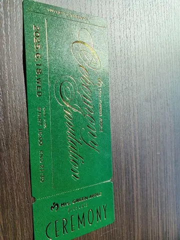 Mrs. GREEN APPLE ceremony 사진 티켓