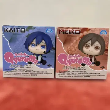 하츠네 미쿠 피규어 시리즈 큐룽하게 쳐다보는 포즈 KAITO MEIKO